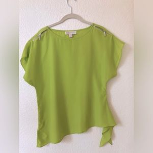Michael Kors Green Top size small used good condition
